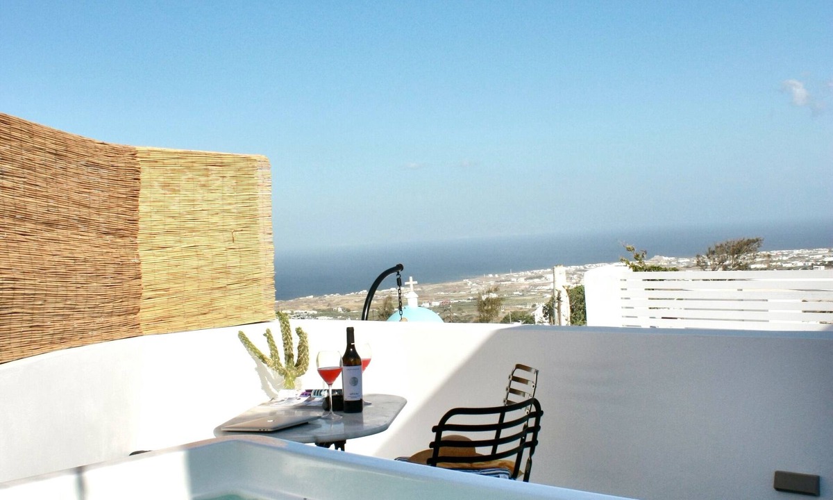 Fira Villa | Wine Cellar House | Exclusive retreat that redefines luxury living in Santorini