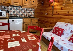 Cozy mountain-style apartment, Pra-Loup, 4-6 ppl in Pra-Loup