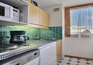 Divisible south studio, balcony with slope view, Belle Plagne in Belle Plagne