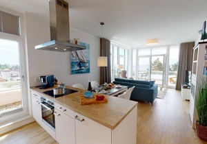Luxurious penthouse apartment D-09 in an exclusive location on the Baltic Sea/Pelzerhaken in Pelzerhaken