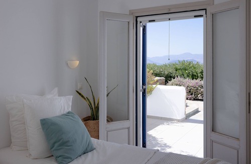 Stelida Villa | Stelida Sunset. Short walk to Prokopios beach. Aegean Blue, sky ,sea and relax