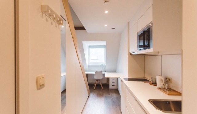 302. Charming renovated luxury studio. 302. Apparthôtel Centre ville in Nivelles