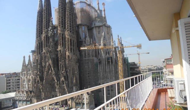 Amazing views of Sagrada Familia in Barcelona