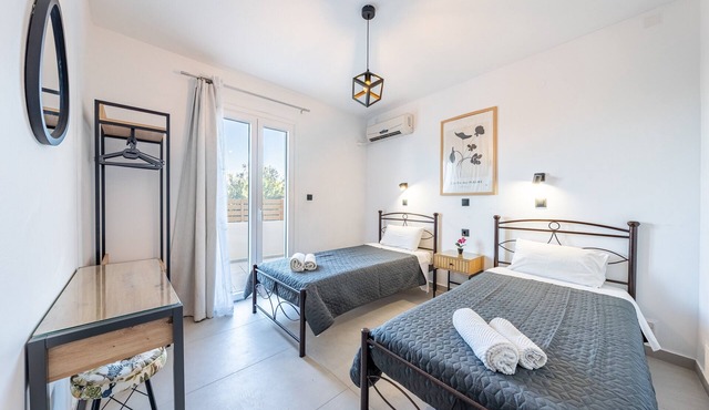 Apartment 'Superior Aparment Type A' with Private Terrace, Wi-Fi and Air Conditioning in Kavos