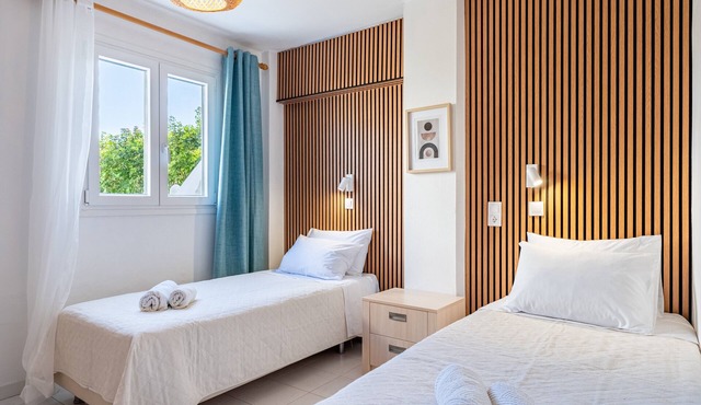Apartment 'Superior Type C' with Shared Terrace, Wi-Fi and Air Conditioning in Kavos