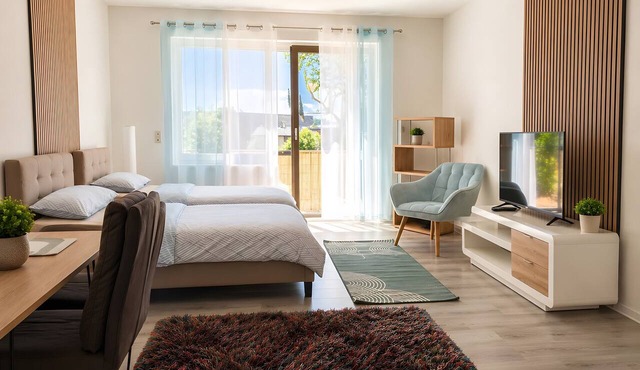 Apartment with Balcony, Kitchen & Wi-Fi in Balingen
