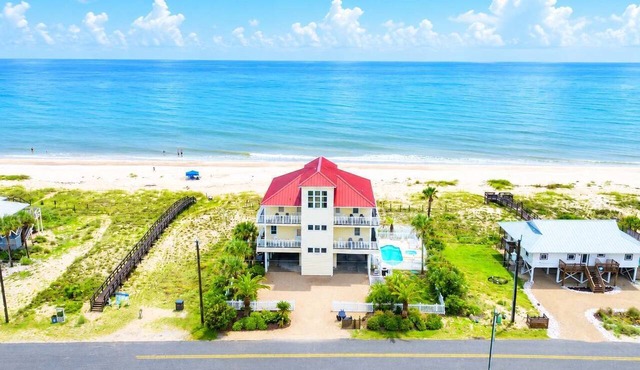 Beachfront Luxury | Pool, Hot Tub, Elevator in Saint George Island