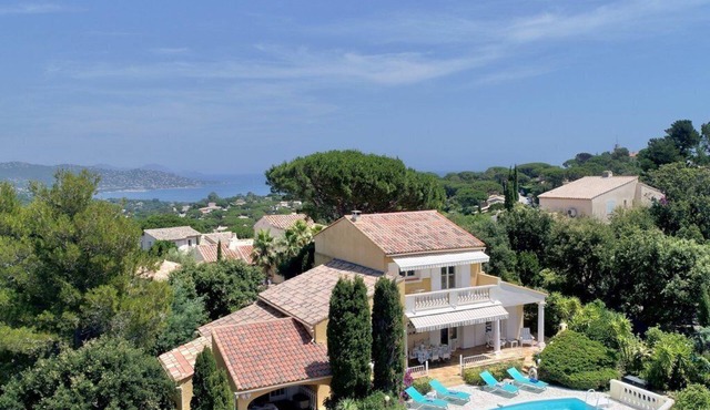 Beautiful Villa with sea view golf St tropez large garden and swimming pool in Sainte-Maxime
