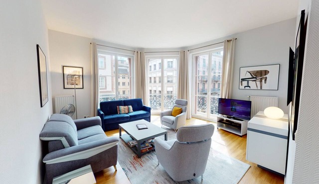 bleu mesange 90m2 city center 2br 2bth in Strasbourg