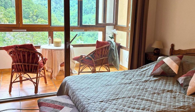 Bright studio with patio and mountain views in Prats-de-Mollo-la-Preste