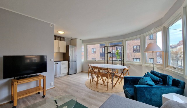 Delicate and central corner apartment with panoramic view and 2 bedrooms in Oslo