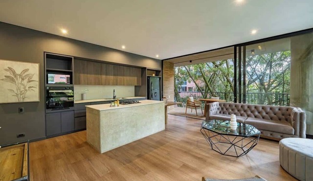 |EP| Stylish Apt w/Chic Design,Prime Location,Desk in Medellín