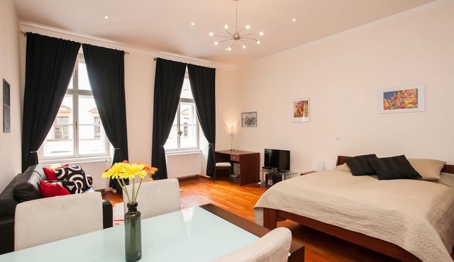 Exclusive PRAGUE CASTLE location- HISTORIC CENTER, quiet apt 1min walk to Castle in Prague