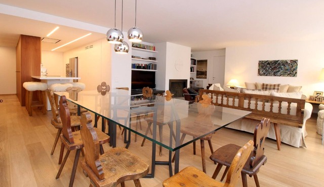 Fantastic view with stylish living in the center of St. Moritz in St. Moritz
