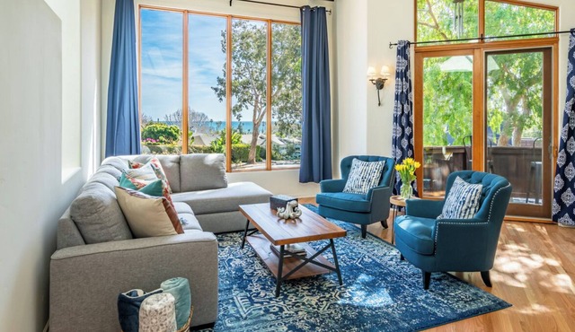Large Home with Ocean Views & Hot Tub! in Santa Barbara