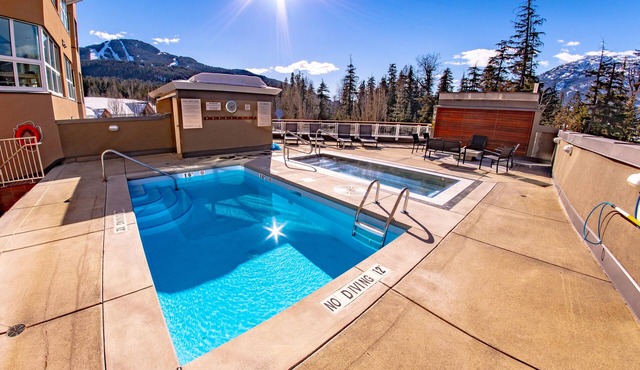 Le Chamois 510 - Ski in Ski out, Common Area Pool, Hot Tub & Gym in Whistler