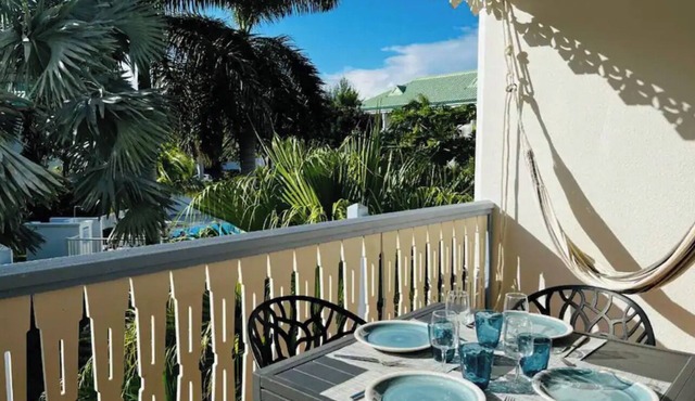 Le Palmier Bleu, Cocon Tropical, Plage & Piscines in Anse Marcel