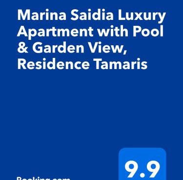 Marina Saidia Luxury Apartment with Pool & Garden View,Residence Tamaris in Saïdia