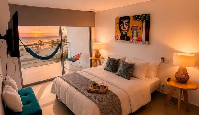 Ocean View - Infinity Pool - WiFi - Jacuzzi in Cartagena