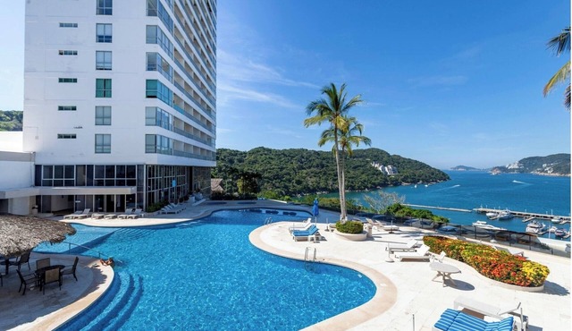 Ocean view apartment in Acapulco de Juárez