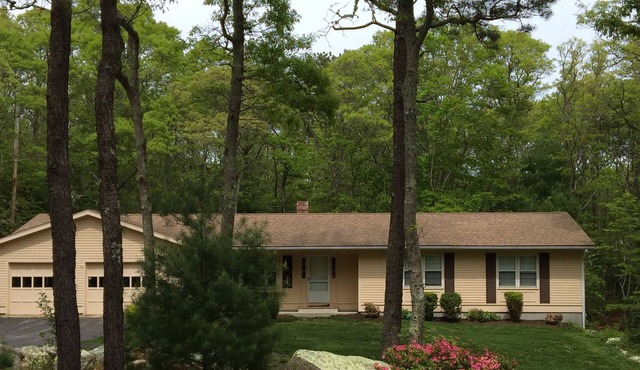 Private 4 BR Ranch Tucked In The Woods 1.5 Miles From Beach in Falmouth