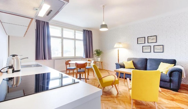 Retro Apartment with a View in Brno