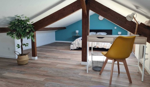 Spacious attic duplex in Le Pecq