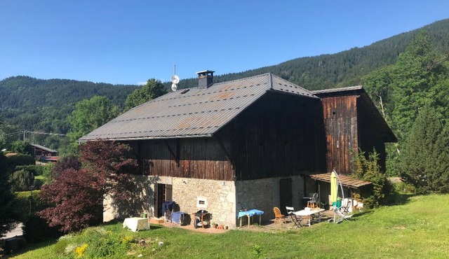 Superb fully-equipped chalet with view, large lot and BBQ in Arâches-la-Frasse