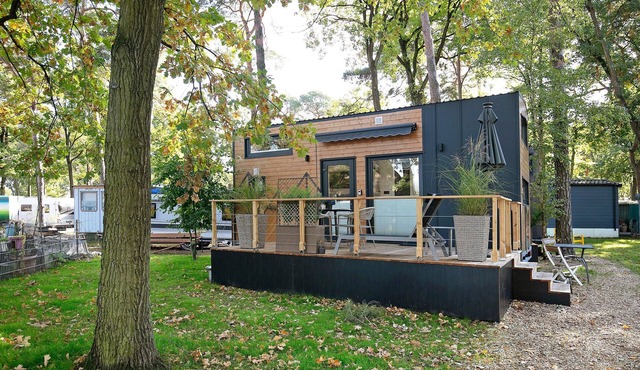 Tiny Home 'Tiny House Nr 5' with private terrace, Wi-Fi and air conditioning in Schwielowsee