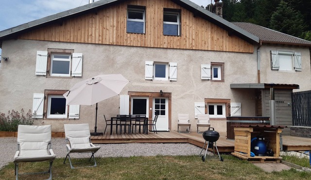 Triplex in renovated farmhouse with private Nordic bath in Le Tholy