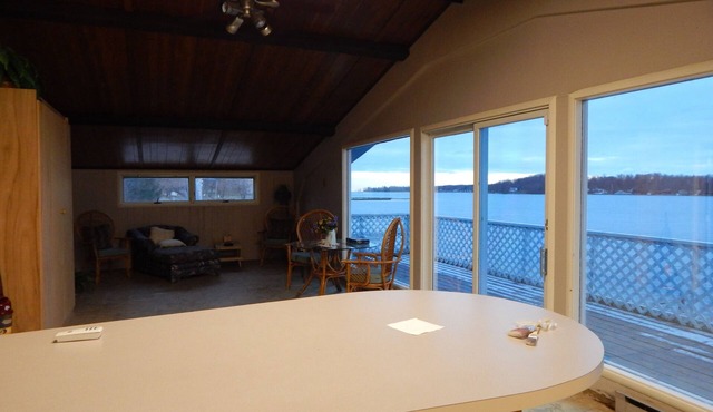 Waterfront Apartment, Great Views of Little Sodus Bay and Lake Ontario. in Fair Haven